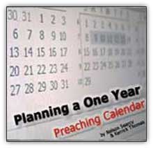 Planning a One Year Preaching Calendar